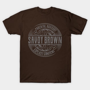 Savoy Brown Vintage Ornament T-Shirt